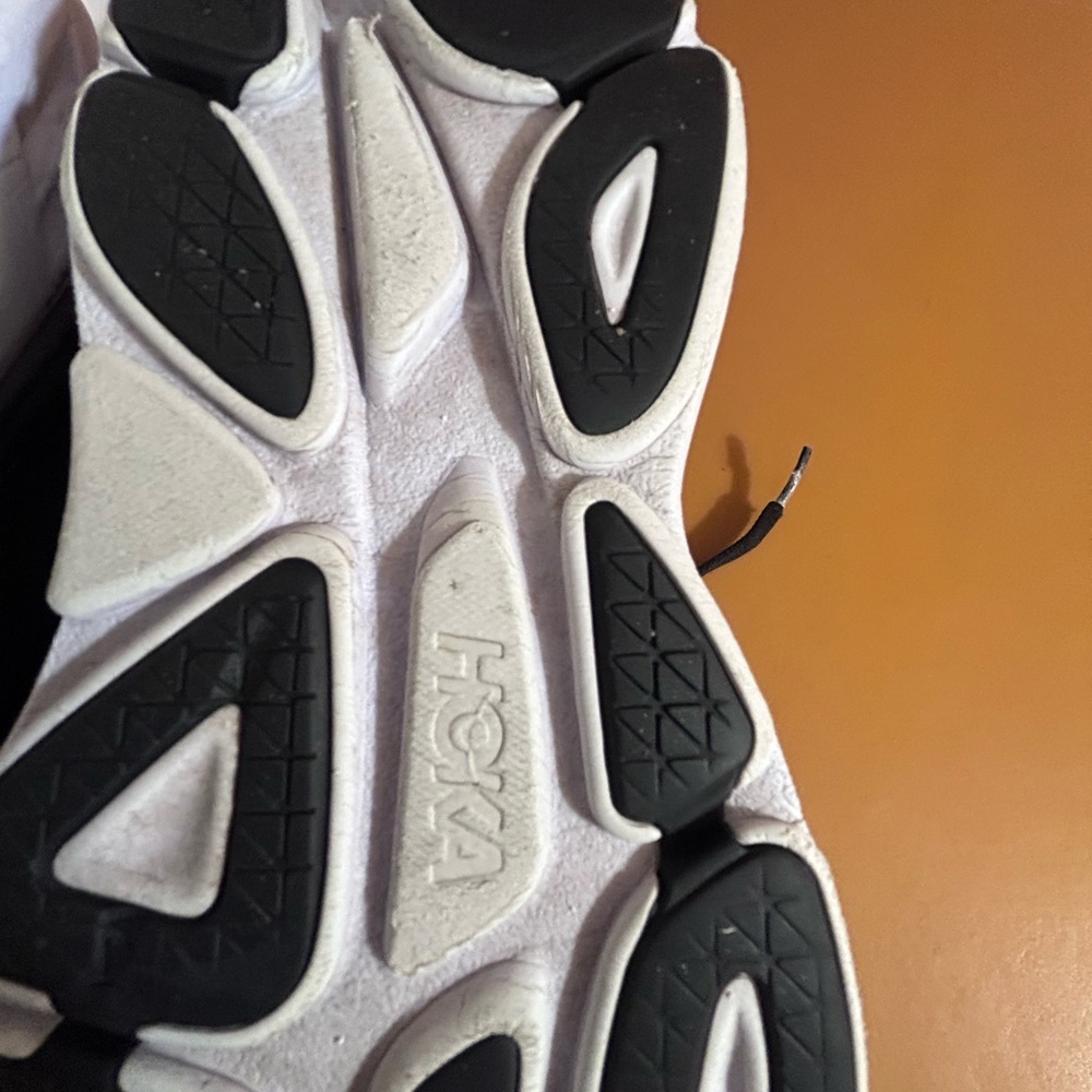 Hoka Black and White Women's Sneakers - Picture 13 of 14
